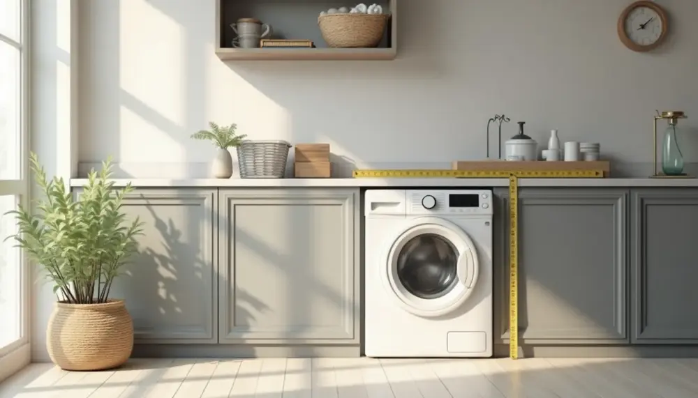 Die wichtigsten Maße Ihrer Waschmaschine im Überblick
