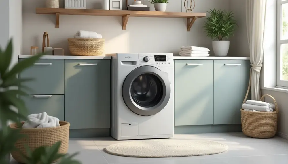 Graue Waschmaschinen: Stil und Funktionalität vereint