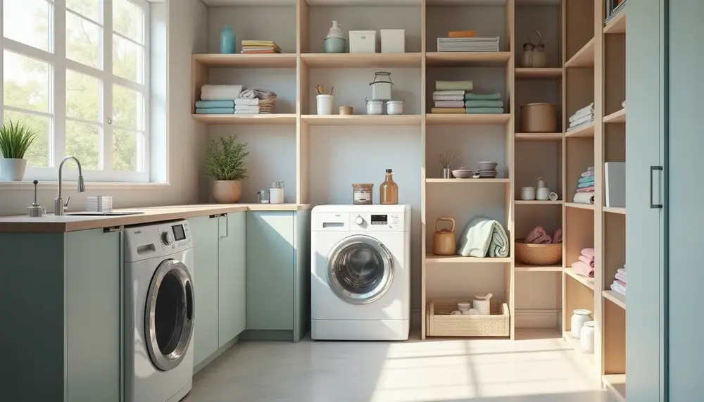 Praktische Regallösungen für Ihre Waschmaschine im Überblick